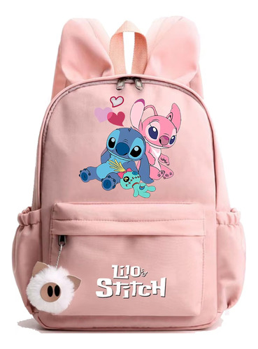 Mochila Disney-lilo And Stitch Para Niñas Y Niños, Mochilas Escolares Informales, Bonita Mochila Para Estudiantes Adolescentes