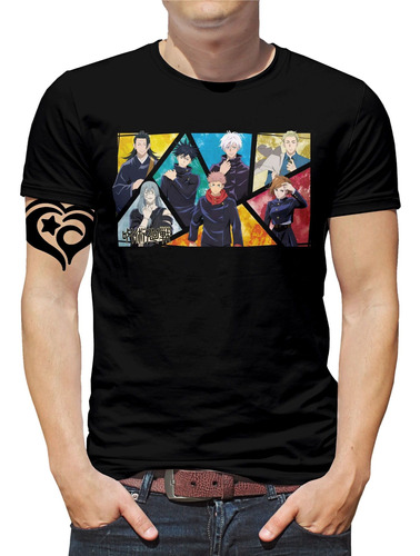 Camiseta De Animes Plus Size Masculina Blusa Preto