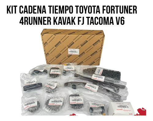 Kit Cadena Tiempo Toyota Fortuner 4runner Kavak Fj Tacoma V6