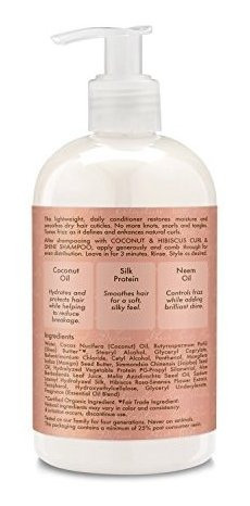 Champu Y Acondicionador De Karite Humectante Y Hibiscus Para