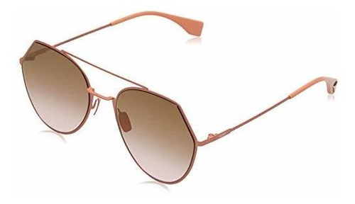 Lentes De Sol - Sunglasses Fendi Ff 194-s 0733 Peach-53 Brow