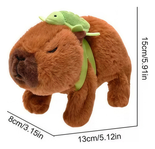 Muñeco De Capibara De Peluche Para Niños, 2 Unidades, Que Pu