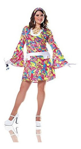 Traje De La Cultura De La Mujer Plussize Groovy Chic Costume