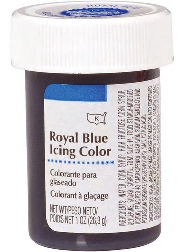 Icing Color Wilton Azul Royal Colorante Para Glaseado