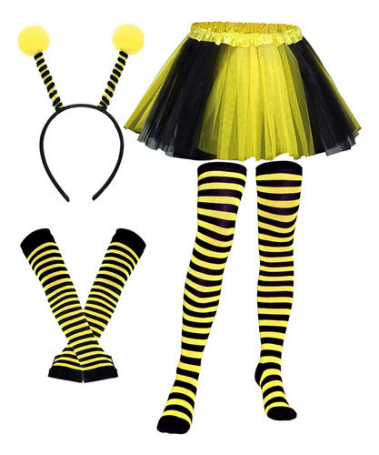 Kit De Disfraz De Abeja Para Adulto, Disfraz De Abeja De Hal