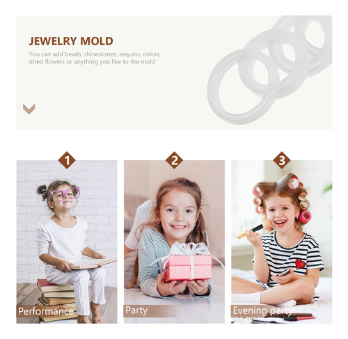 Molde Redondo De Bricolaje Para Joyería Y Pulsera, Molde De