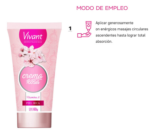 Crema Rosa Piel Seca Con Vitaminas A Iyosei - 60 Grs.
