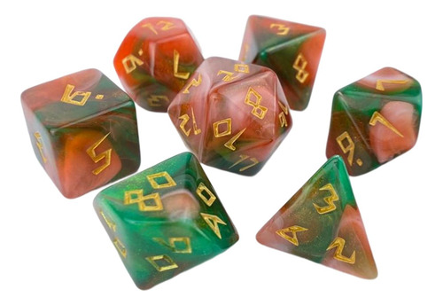 7 Uds Dados De Juego Para Juego De Mesa De Juego De Rol