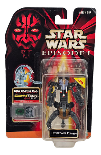 Star Wars Episode I Phantom Menace Destroyer Droid Mtsbwy (Usado)