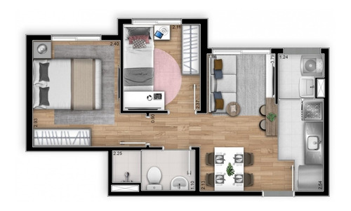Imagem 9 de 15 de Apartamentos Com 2 Quartos À Venda Ao Lado Da Estação Tolstói. - 678