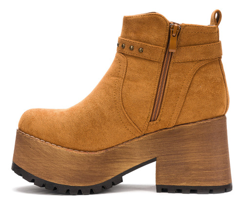 Botín Mujer Camel Pauli Boteli