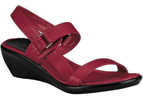 Sandalia Pravia 1546 Color Rojo Mujer Tx1