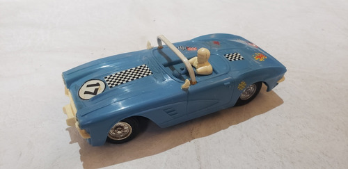 Autorama Estrela Corvette Azul 1963 Original 1/32