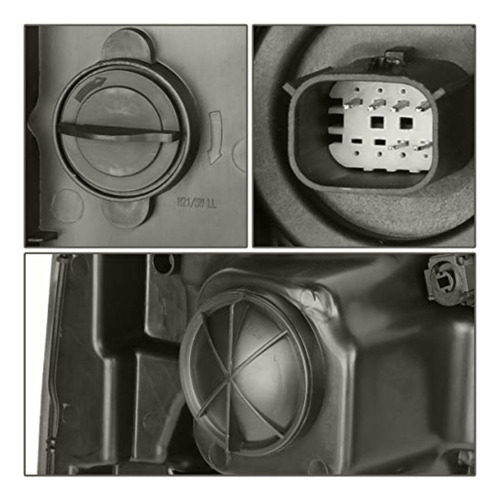 Dna Motoring Hl-oh-csil16-ch-cl1 Carcasa Cromada Ajustable