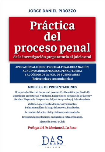 Práctica Del Proceso Penal. Novedad Junio 2020