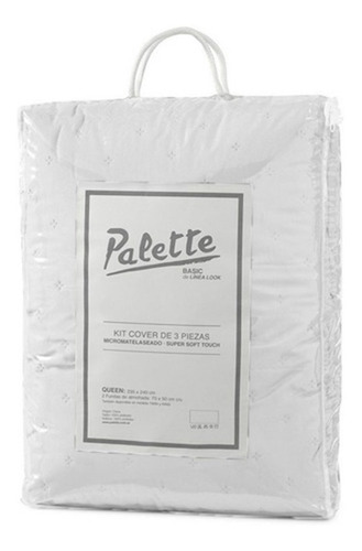 Imagen 3 de 5 de Kit Cubrecama 3 Piezas Fundas Queen Palette 240 X 250 Cm