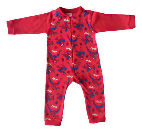 Pijama Spiderman Enterito Marvel Varon Polar Nene 4 Años