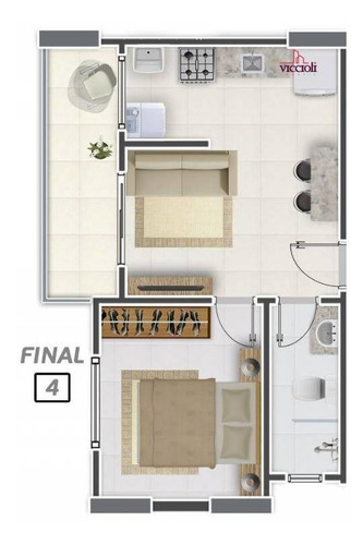 Apartamento Com 1 Dormitório À Venda, 42 M² Por R$ 209.700,00 - Canto Do Forte - Praia Grande/sp - Ap1037
