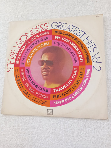 Lp Stevie Wonder  Greatest Hits Vol. 2 Ótimo Estado 