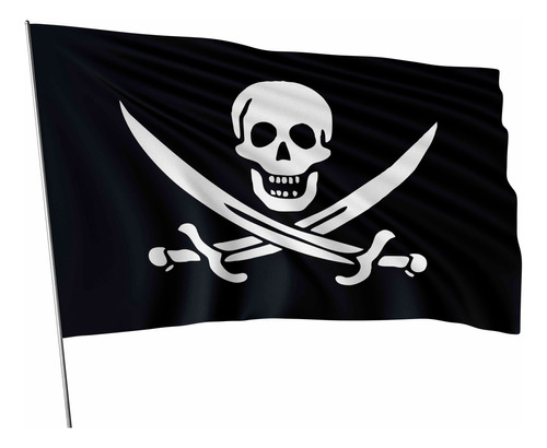 Bandeira Pirata 2.  / 100x70 Cm