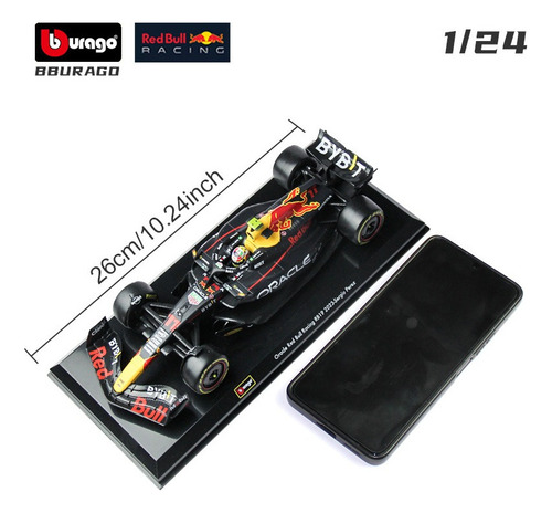 Burago F1 Redbull Rb19 #11 Checo Sergio Pérez Fórmula 1:24