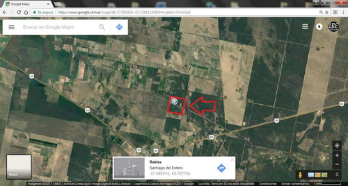 Campo De 65 Hectáreas C/escritura, El Empachao. Dpto. Sarmiento. Sgo. Del Estero