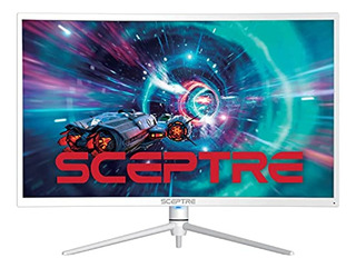 Sceptre 27 Nebulosa Curva Blanca Qhd 2k Monitor 2560 X 1440