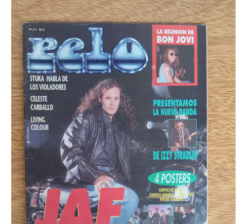 Revista Pelo 417 Jaf Izzy Celeste Carballo Stuka Bon Jovi