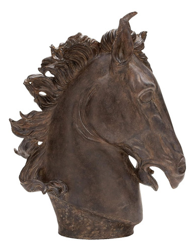 Cabeza De Caballo De Polipiedra, 25 X 22 Pulgadas