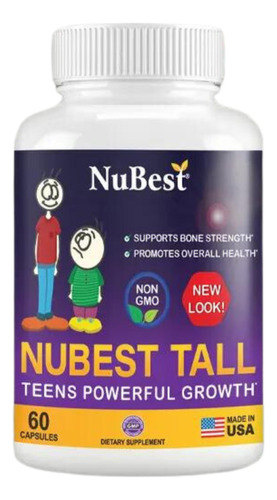 Nubet Tall Niños 5 A 9 Años Vitamina Aumenta Estatura Crece