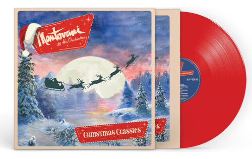 Clásicos Navideños De Mantovani & His Orchestra - Red Lp