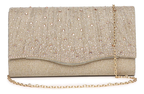 Gurina Bolso De Noche Para Mujer, Bolso De Mano Con Diamante