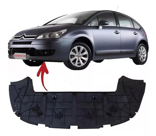 Protetor Inferior Citroen C4 Pallas E Hatch 2008 2009 10 11 