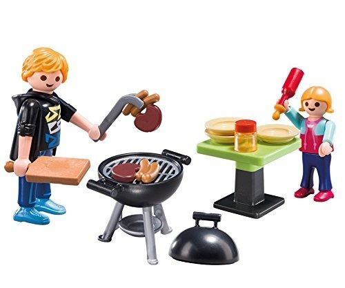 Todobloques Playmobil 5649 Maletín Carne Asada !!