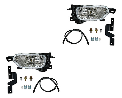 Par Faros Niebla Honda Crv 2002 - 2004 Con Base Con Foco Xry