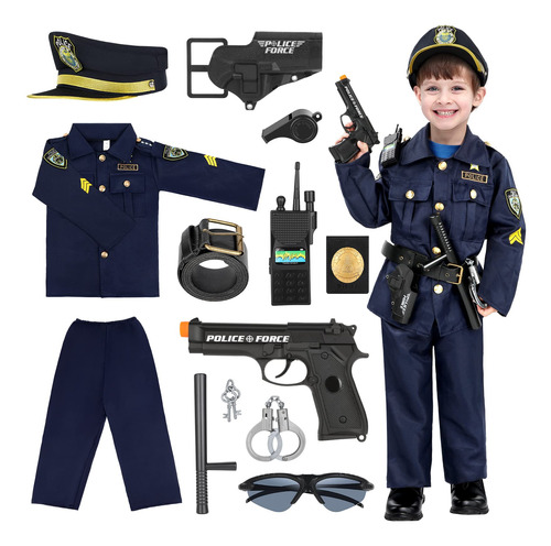Disfraz De Oficial De Polica Para Nios, Disfraz De Polica Pa