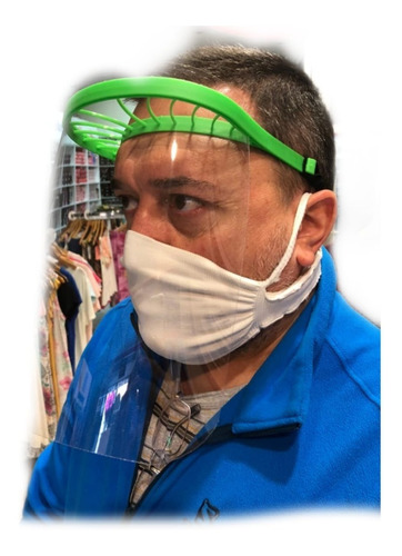 Mascara Protectora Facial Pet 1 Mm Con Soprte Pp Ma 100