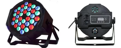 Luz Proton Par 36 Luces Dj Audioritmica Dmx Iluminacion Led Color de la luz  RGB