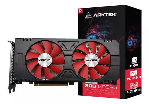 Tarjeta de video AMD Arktek Cyclops Radeon RX 500 Series RX 580 AKR580D5S8GH1 8GB
