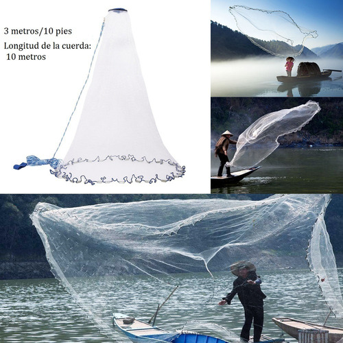 Red De Pesca De Agua Salada,atarrayas Pescar Red De Pesca 3m