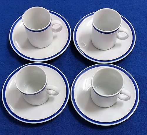 Juego De Café De Porcelana Set De 4