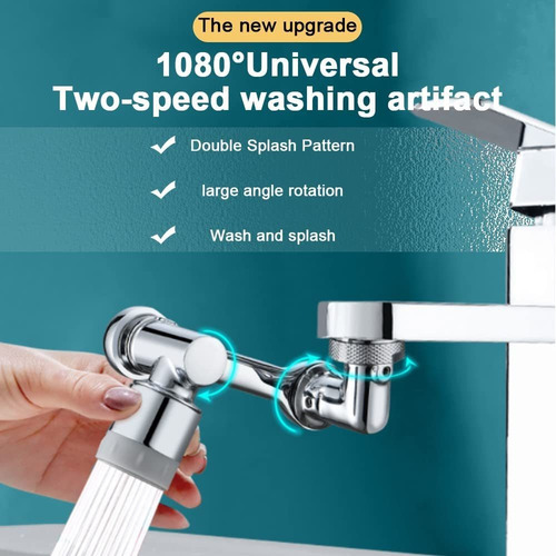 Adaptador De Enchufe Para Grifo De Cocina, Rotación De 1080