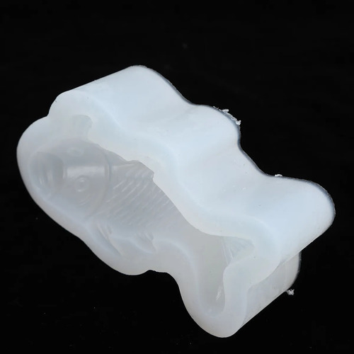 Molde De Silicona Diy Fish, Blanco, Para Tartas De Fondant,
