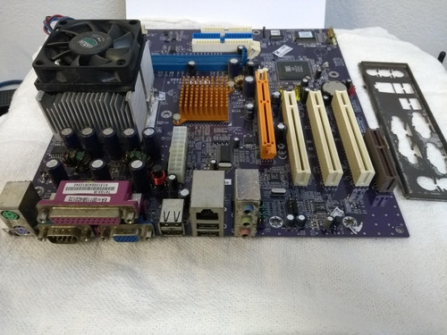 Placa Mãe Ecs 741gx-m + Sempron 2300+ Raro Testado