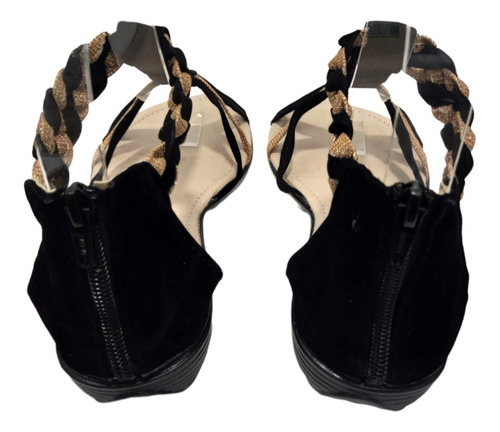 Imagen 9 de 9 de Huarache Trenza Con Talon Combinable Suave Comodo Urbano