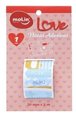 Notas Adesivas Em Rolo Love - Molin