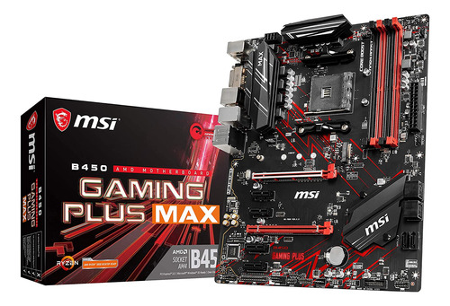 Msi B450 Gaming Plus Am4 Ddr4 Desktop Motherboard