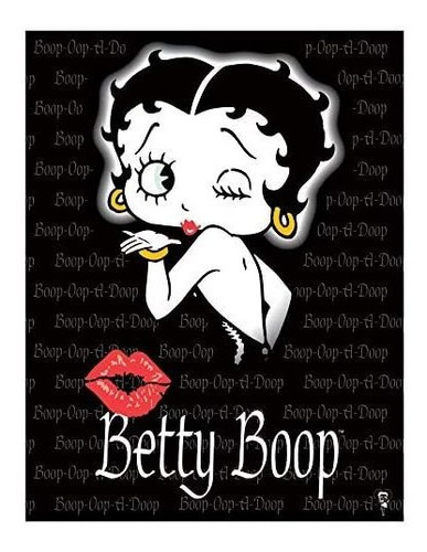 Betty Boop Beso Retro Clasico Cartel De Chapa