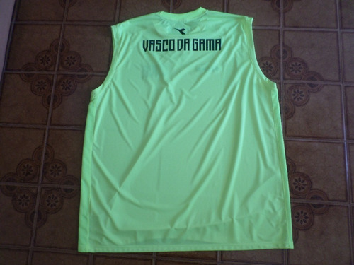 Camisa Vasco Colete Verde Limão Tamanho 4 G