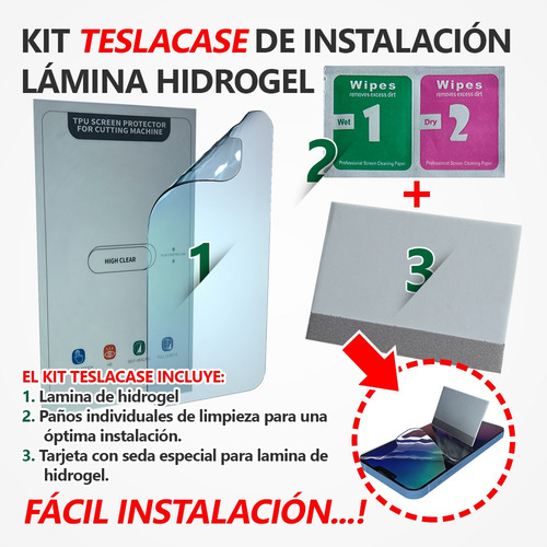 Lámina De Hidrogel Transparente Para Samsung